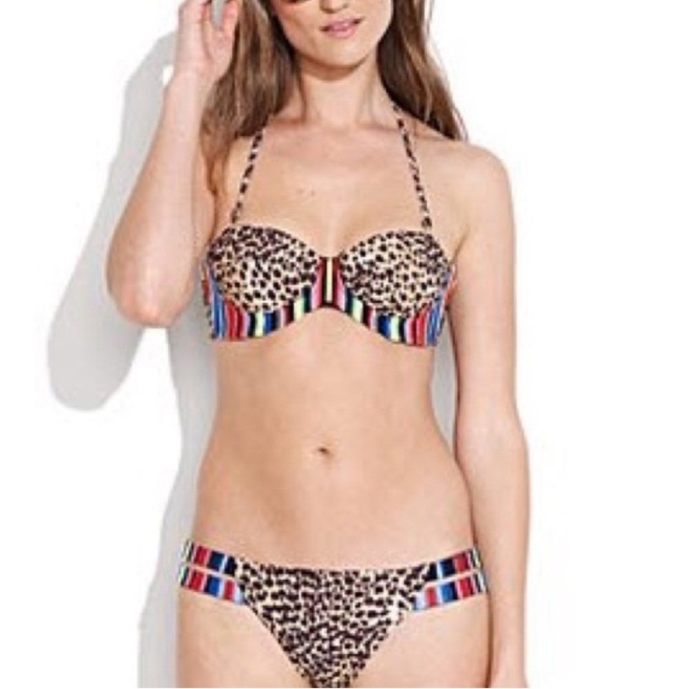 Mara Hoffman Cheetah Leopard Print Bikini 2 pic.Size M.Used .Excellent Condition
